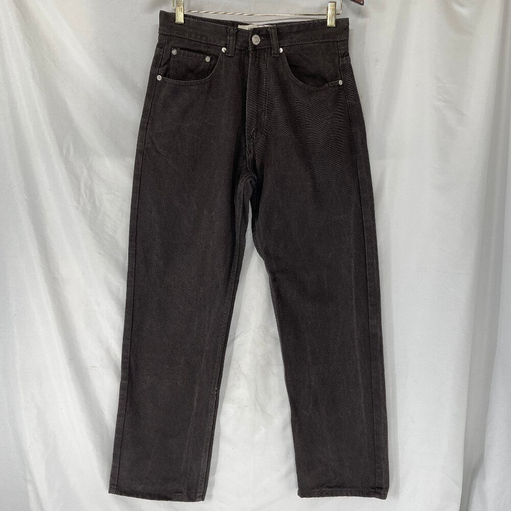 Men's PJ Mark Straight Leg Faded Black Denim Jeans Size 32x32 Cotton Poly Y2K